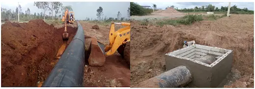 Conductora Pontezuela. 21 Km. Diámetro: 800 mm.